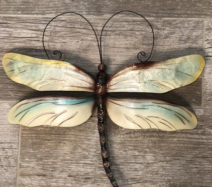 Eangee Dragonfly Wall Decor in Pearl
