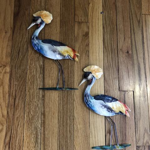 Crane Bird Wall Decor