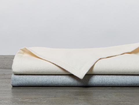 Organic Flannel Receiving Baby Blanket Set of 2 Blankets